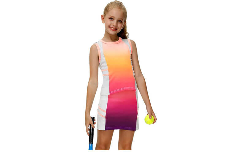 AOBUTE Girls Tennis Golf Outfit 