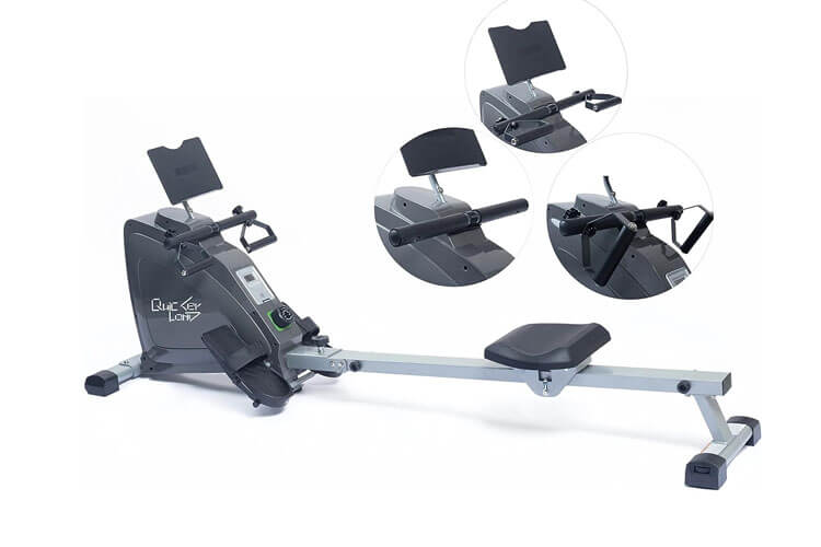 Quicker Land & Fitness Magnetic Rowing Machine