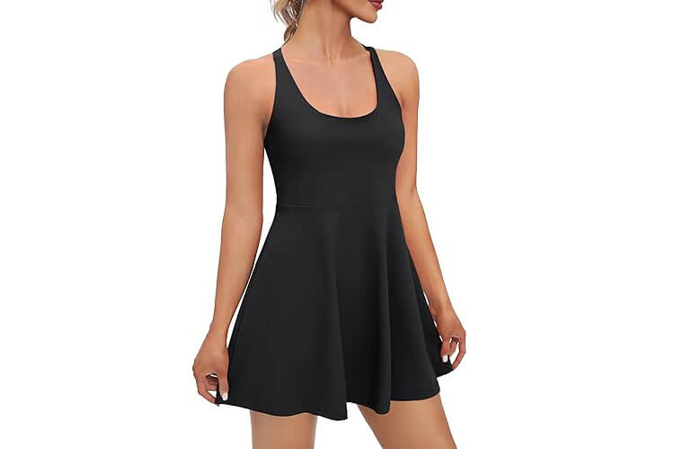 Womens Tennis Dress with Shorts Underneath