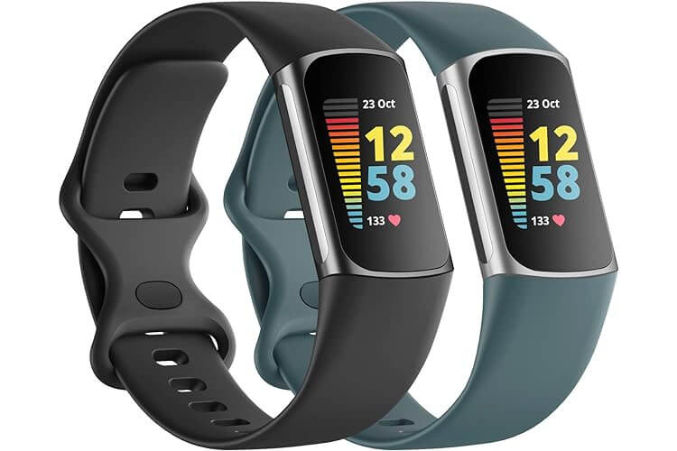 Zebre 2-Pack Bands Compatible with Fitbit Charge 5