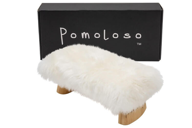 Meditation Bench Luxury Genuine Sheepskin