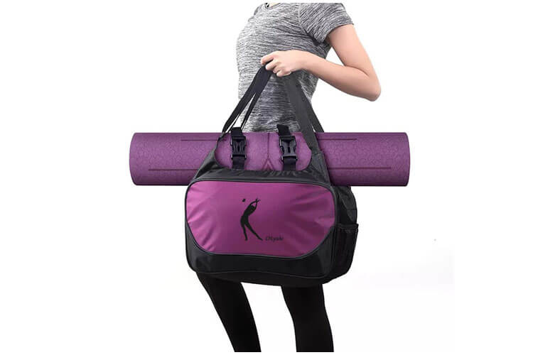 CH.yishi Gym Bag with Yoga Mat Holder