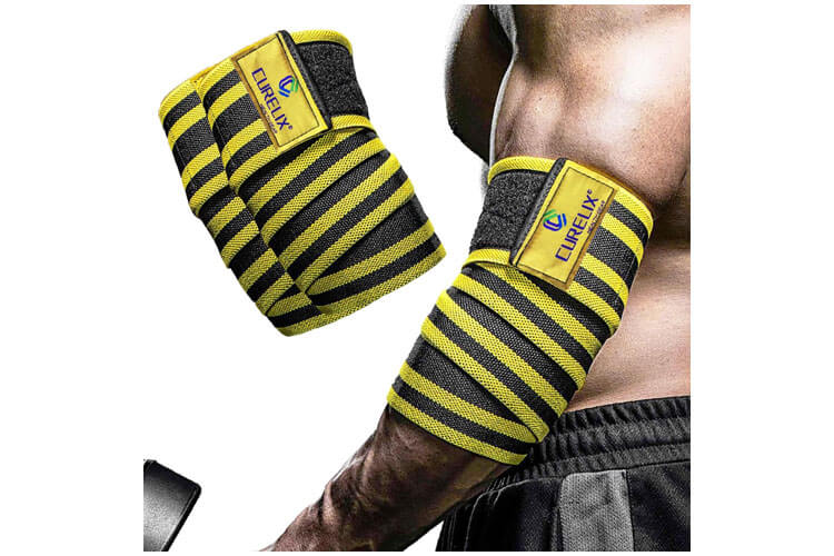 CURELIX Weightlifting Elbow Wraps